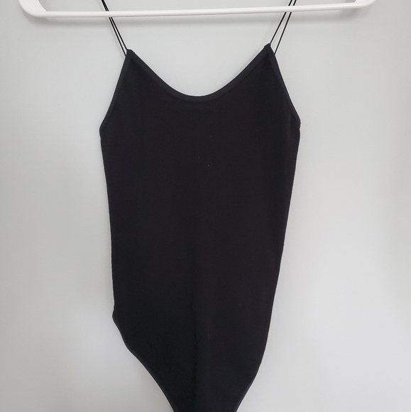 Black corduroy bodysuit - Picture 1 of 5